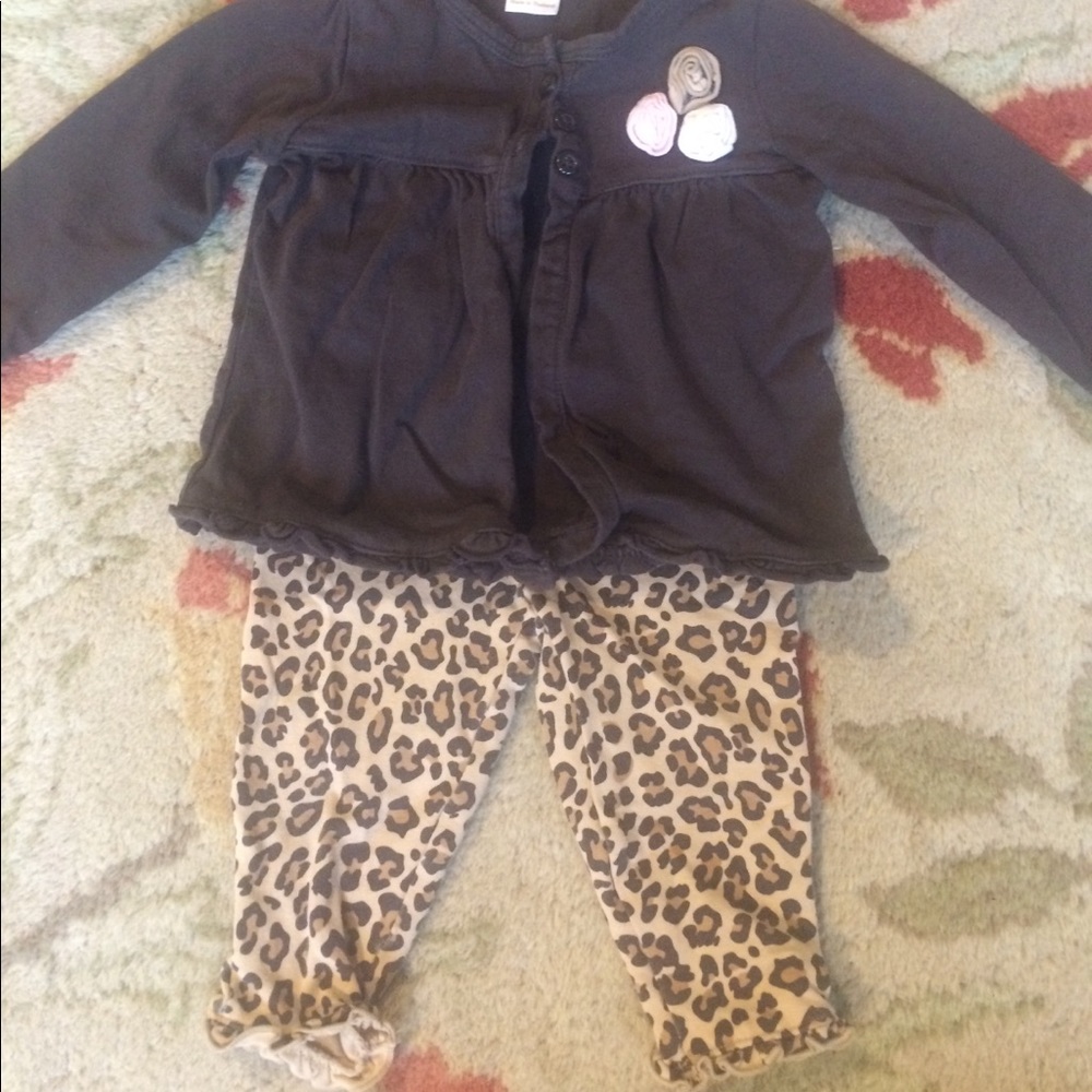 Carter’s pants and cardigan set